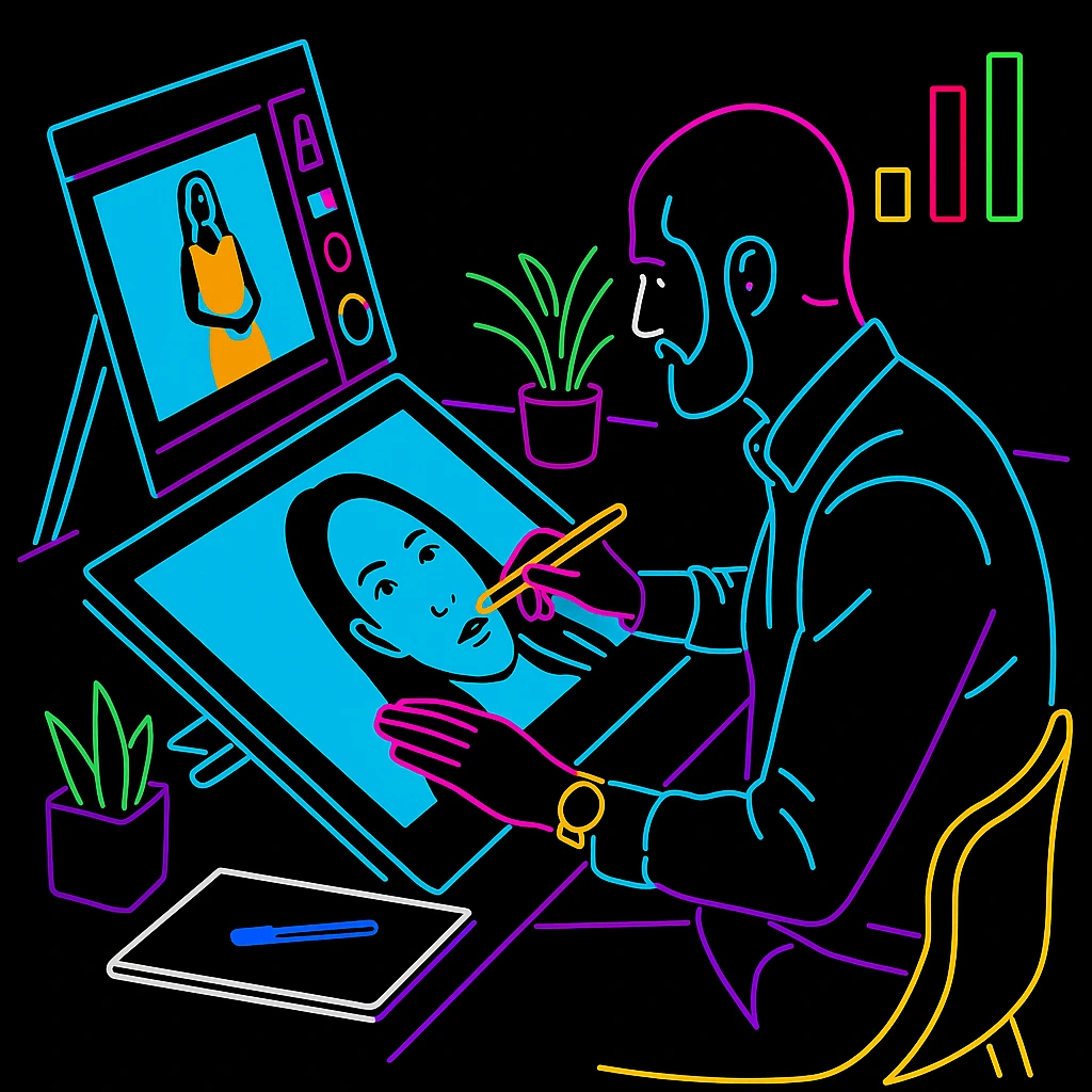 A professional digital banner with a dark background and a clear, stylized title reading "3D Visualization, Branding & Designing," featuring graphics that symbolize three-dimensional wireframes, complex models, or depth in digital rendering.