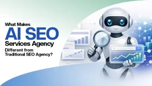 AI SEO services agency using intelligent analytics to outperform traditional SEO strategies