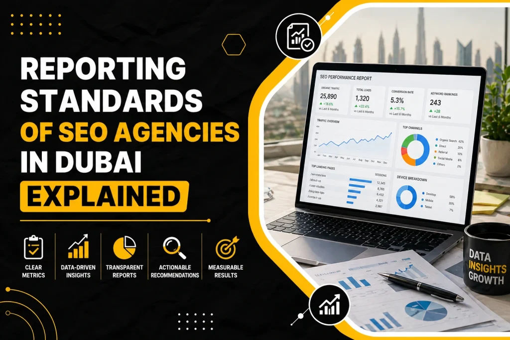 Reporting Standards of SEO agencies in Dubai Explained